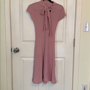 VTG chevron pink Marilyn Monroe dress
